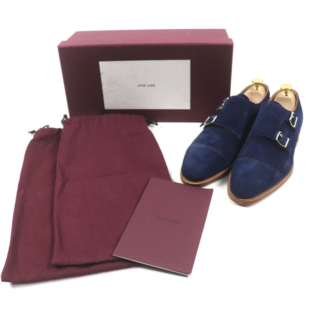 John Lobb Leather shoes Main: Suede leather Navy William mens 7 Used Authentic