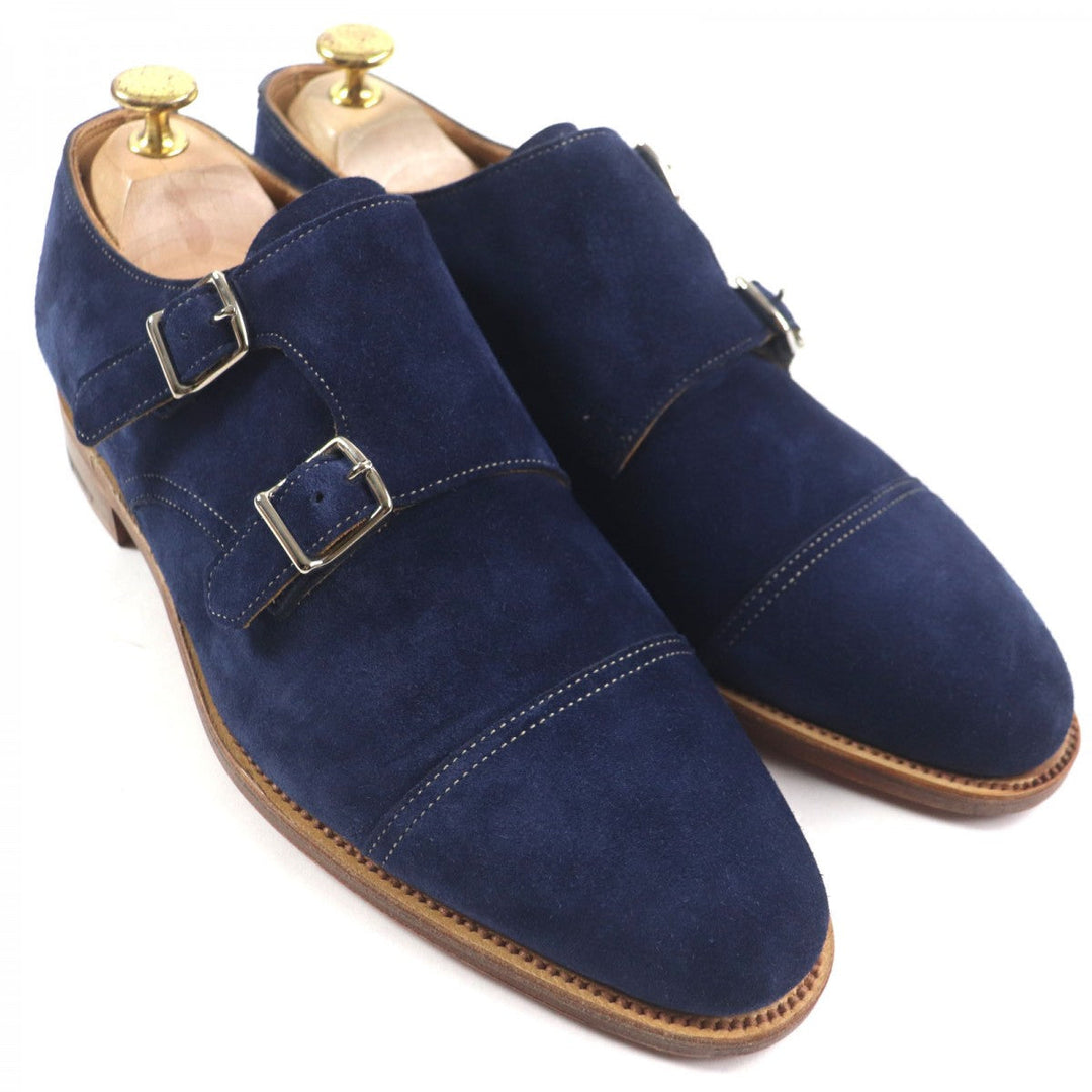 John Lobb Leather shoes Main: Suede leather Navy William mens 7 Used Authentic