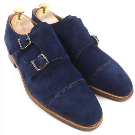 John Lobb Leather shoes Main: Suede leather Navy William mens 7 Used Authentic