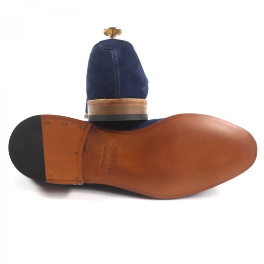 John Lobb Leather shoes Main: Suede leather Navy William mens 7 Used Authentic