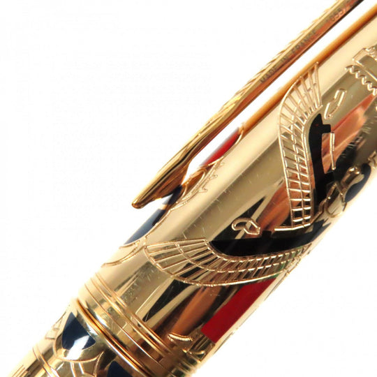 Dupont fountain pen Pen tip: 18K gold Limited Edition Pharaoh mens Used Authentic