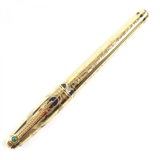 Dupont fountain pen Pen tip: 18K gold Limited Edition Pharaoh mens Used Authentic