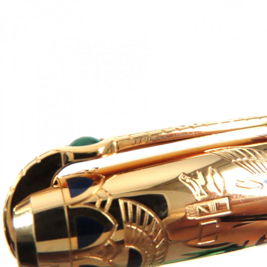 Dupont fountain pen Pen tip: 18K gold Limited Edition Pharaoh mens Used Authentic