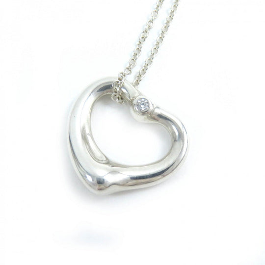 TIFFANY&Co. Necklace Ag925 Silver El Saperetti Open Heart Pendant