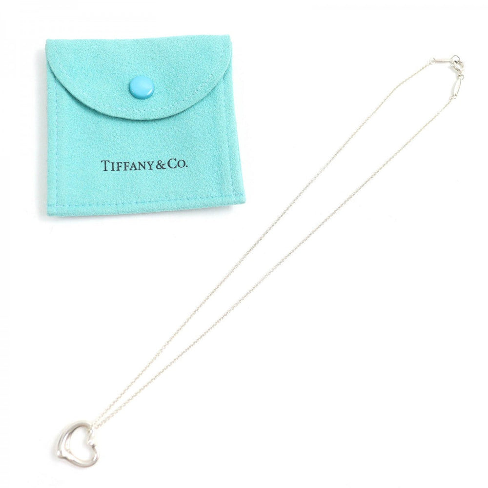 TIFFANY&Co. Necklace Ag925 Silver El Saperetti Open Heart Pendant