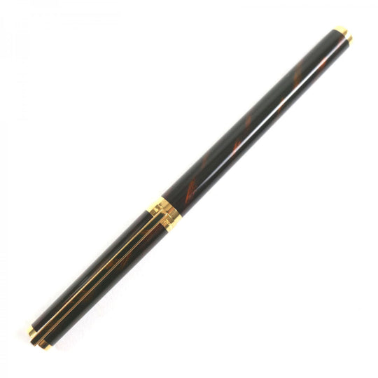 Dupont fountain pen Pen tip: 18K Dark brown gold Montparnasse mens Used Authentic