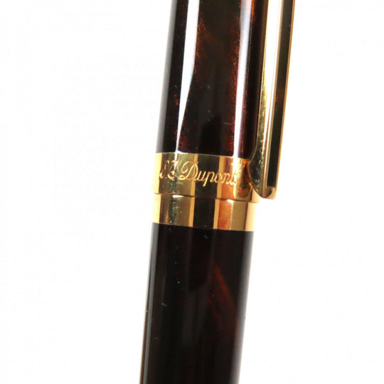 Dupont fountain pen Pen tip: 18K Dark brown gold Montparnasse mens Used Authentic