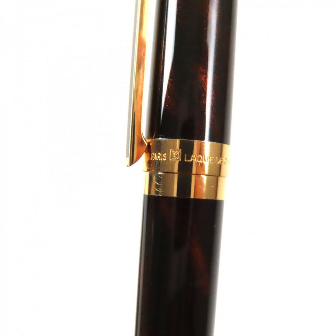 Dupont fountain pen Pen tip: 18K Dark brown gold Montparnasse mens Used Authentic