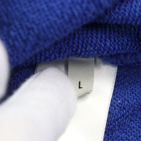 CELINE Hoodie 2Y499052H Outer: 100% cotton, part: 96% cotton, part: 4% polyurethane Blue white mens L Used Authentic