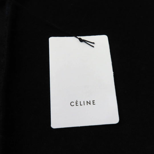 CELINE flare skirt Rayon Navy M