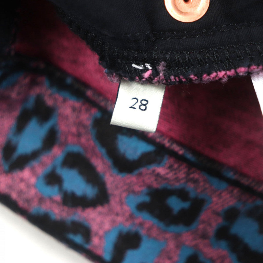 GUCCI skinny pants 548271 Main: 98% cotton, Main: 2% polyurethane, Part: Cowhide Pink blue mens 28 Used Authentic