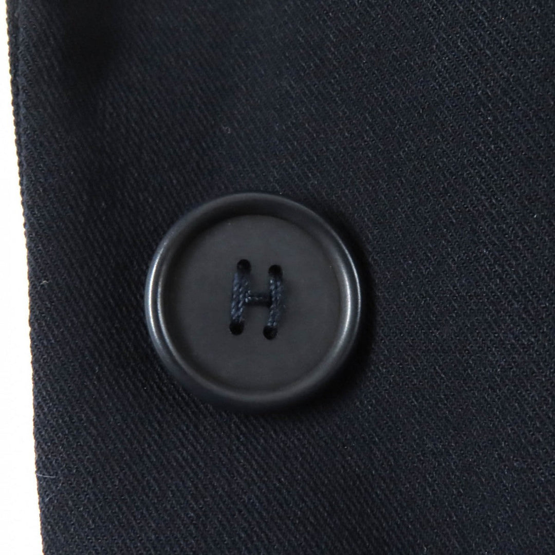 HERMES tailored jacket wool Dark navy 42