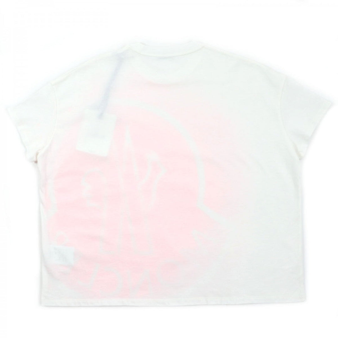 MONCLER Short sleeve T-shirt cotton White pink M