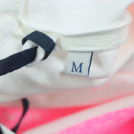 MONCLER Short sleeve T-shirt cotton White pink M