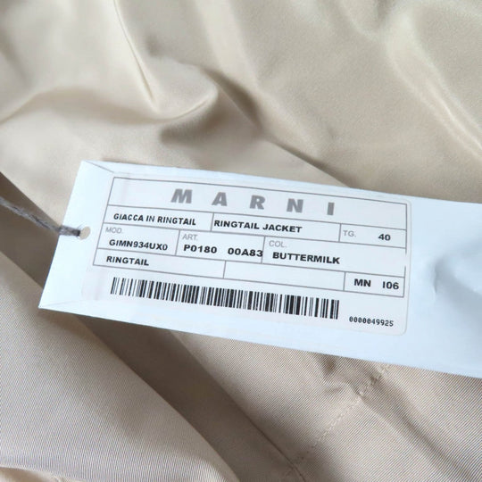 MARNI poncho Outer: 100% Ringtail, Lining: 100% Silk Brown Women 40 Used Authentic