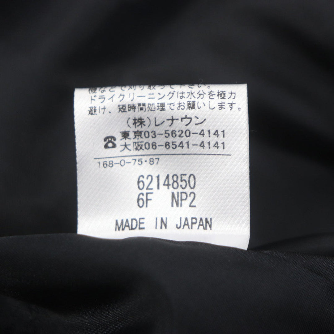 Aquascutum coat wool Navy mens M Used Authentic