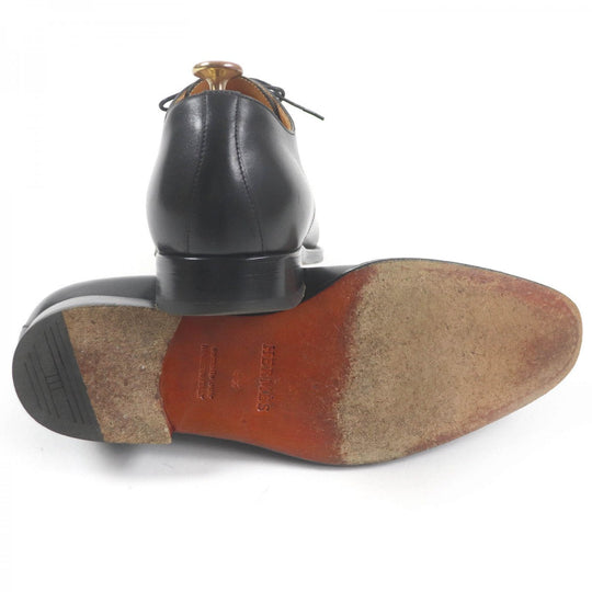 HERMES Dress shoes leather black 41.5
