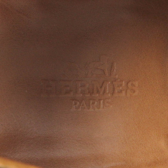 HERMES Dress shoes leather black 41.5