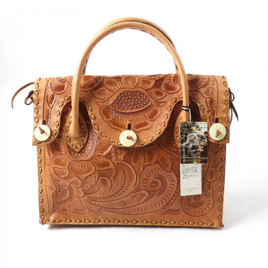 GRACE CONTINENTAL Handbag Cowhide beige