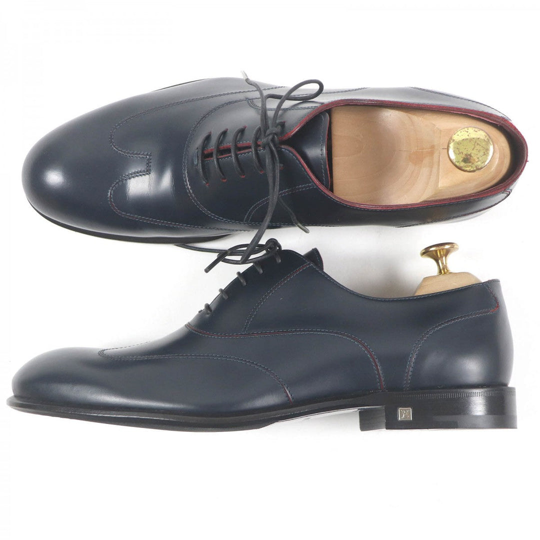 LOUIS VUITTON Dress shoes Main: Leather Dark navy mens 6.5 Used Authentic
