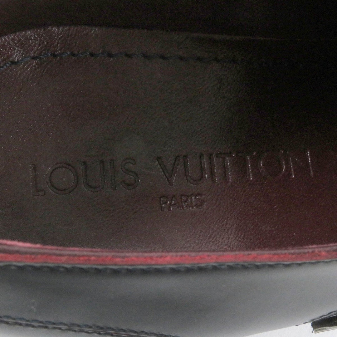 LOUIS VUITTON Dress shoes Main: Leather Dark navy mens 6.5 Used Authentic