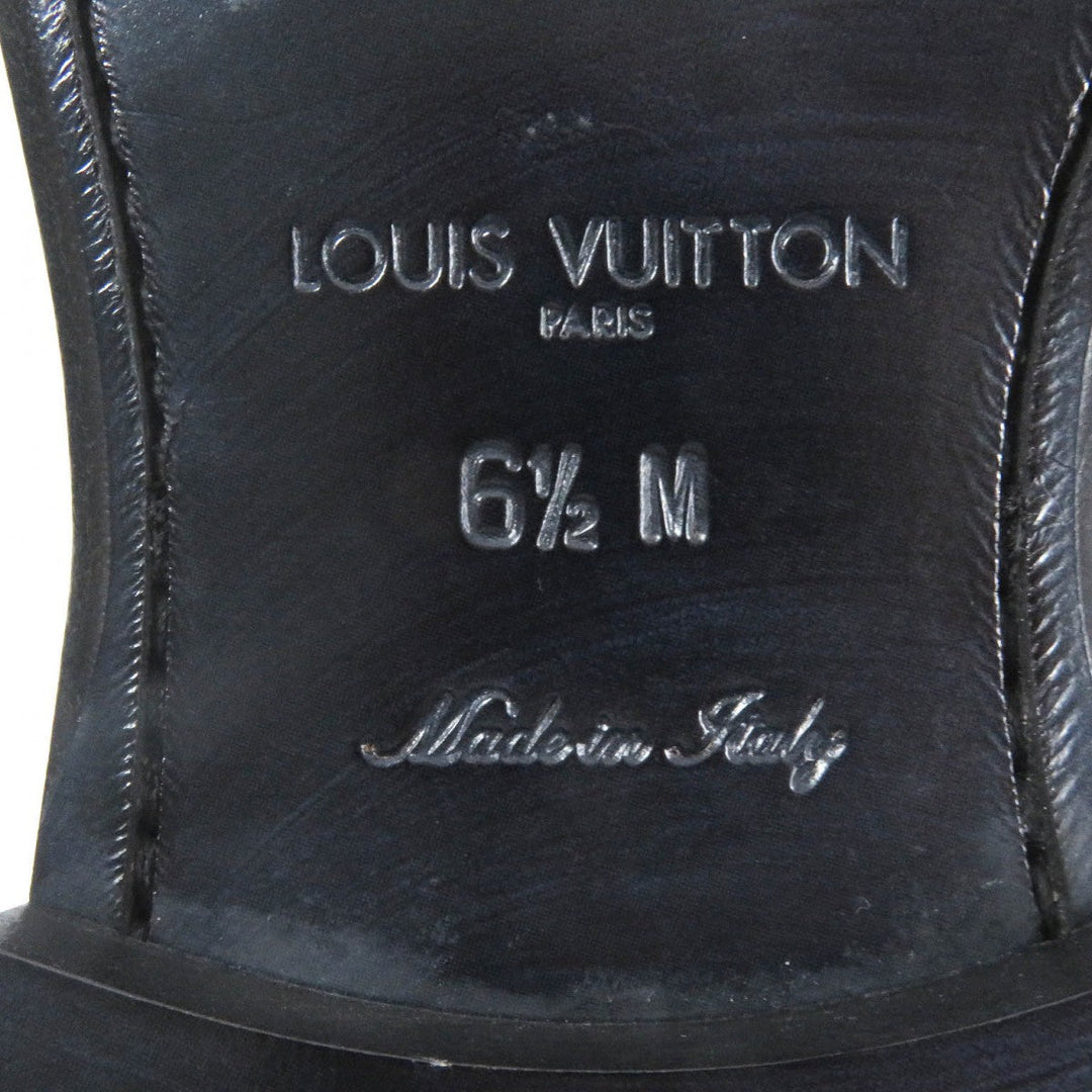 LOUIS VUITTON Dress shoes Main: Leather Dark navy mens 6.5 Used Authentic