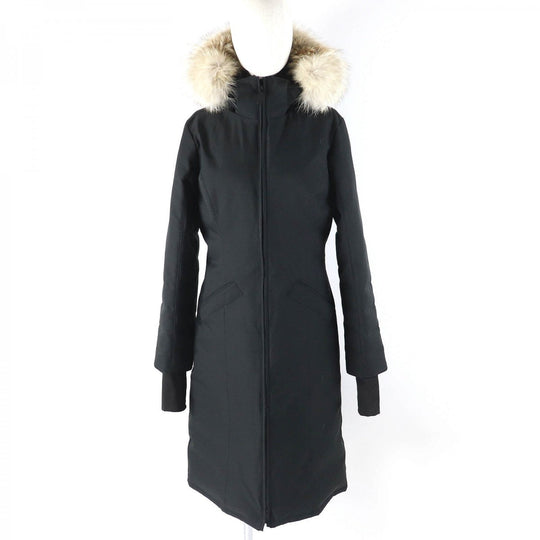 CANADA GOOSE down coat 2574L Outer: 100% polyester, Lining: 100% polyester, Part: 86% polyester, Part: 14% polyurethane, Filling: 80% down black Elrose Parka Elrose Hoodie Women S Used Authentic