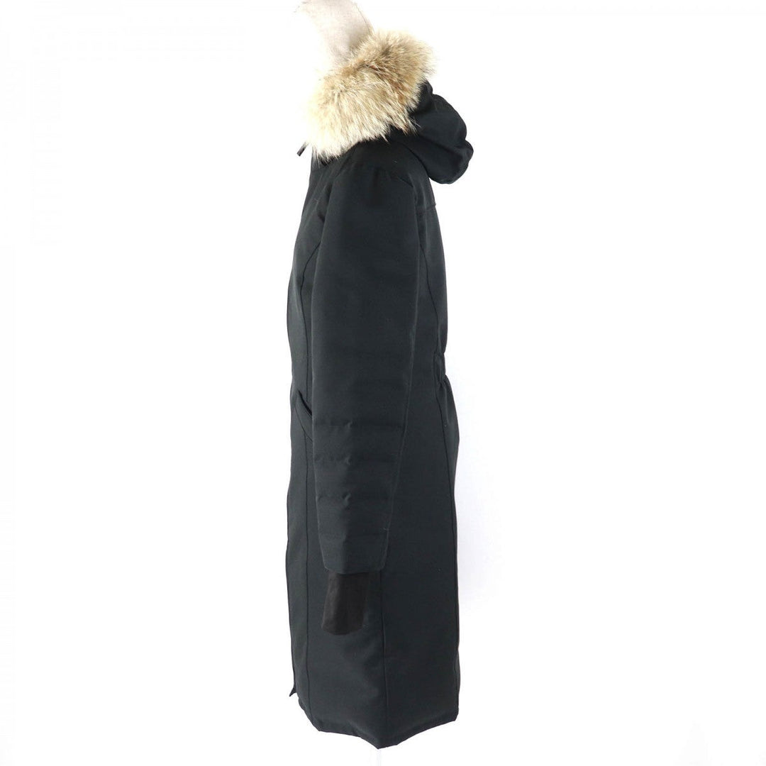 CANADA GOOSE down coat 2574L Outer: 100% polyester, Lining: 100% polyester, Part: 86% polyester, Part: 14% polyurethane, Filling: 80% down black Elrose Parka Elrose Hoodie Women S Used Authentic