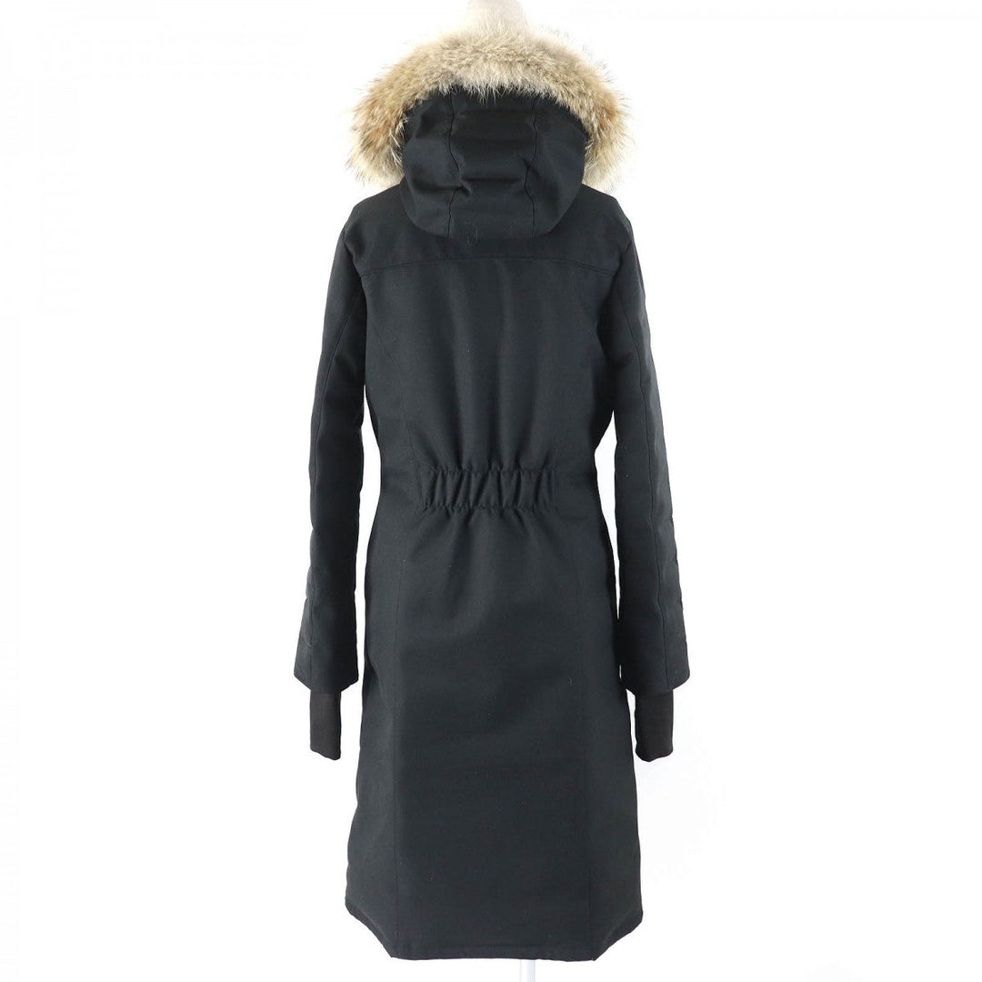 CANADA GOOSE down coat 2574L Outer: 100% polyester, Lining: 100% polyester, Part: 86% polyester, Part: 14% polyurethane, Filling: 80% down black Elrose Parka Elrose Hoodie Women S Used Authentic