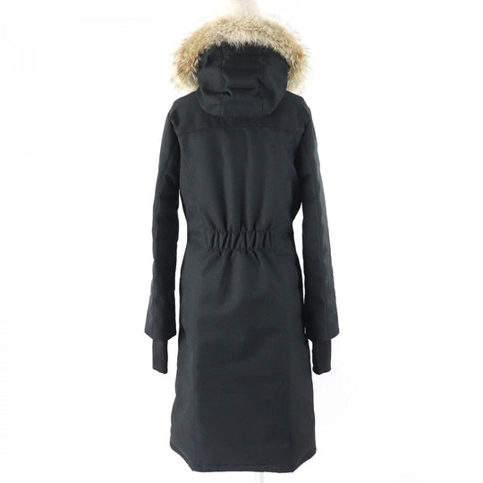 CANADA GOOSE down coat 2574L Outer: 100% polyester, Lining: 100% polyester, Part: 86% polyester, Part: 14% polyurethane, Filling: 80% down black Elrose Parka Elrose Hoodie Women S Used Authentic