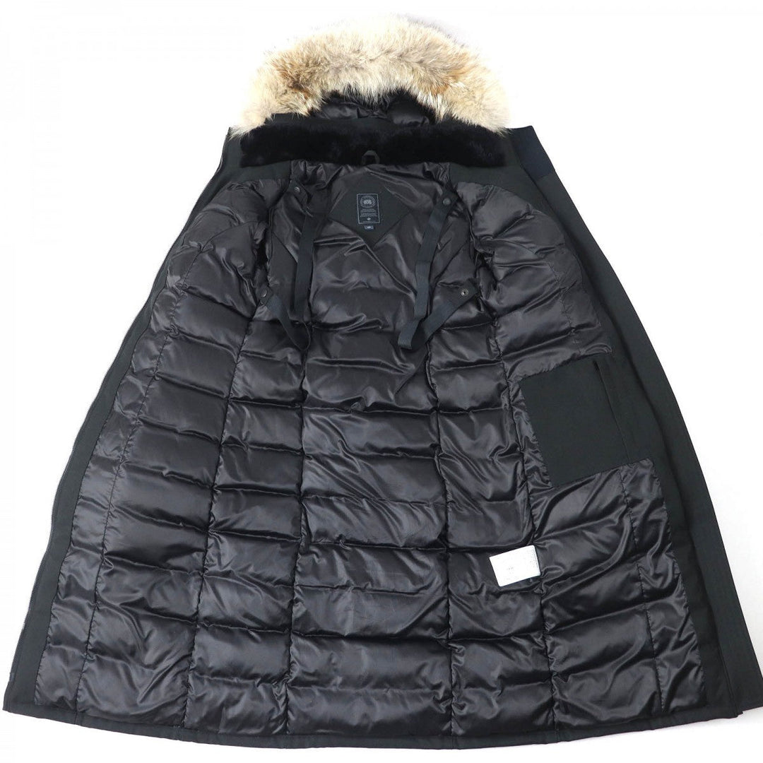 CANADA GOOSE down coat 2574L Outer: 100% polyester, Lining: 100% polyester, Part: 86% polyester, Part: 14% polyurethane, Filling: 80% down black Elrose Parka Elrose Hoodie Women S Used Authentic
