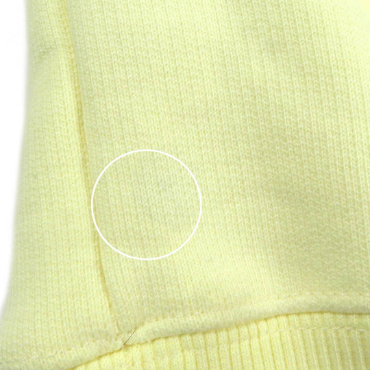 AMI Paris Hoodie E22USW202 cotton Pastel yellow mens XS Used Authentic