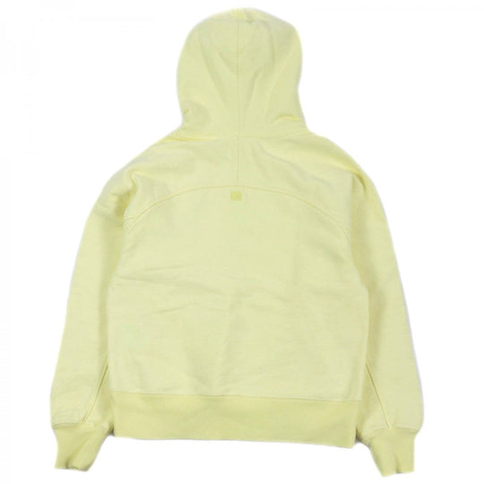 AMI Paris Hoodie E22USW202 cotton Pastel yellow mens XS Used Authentic