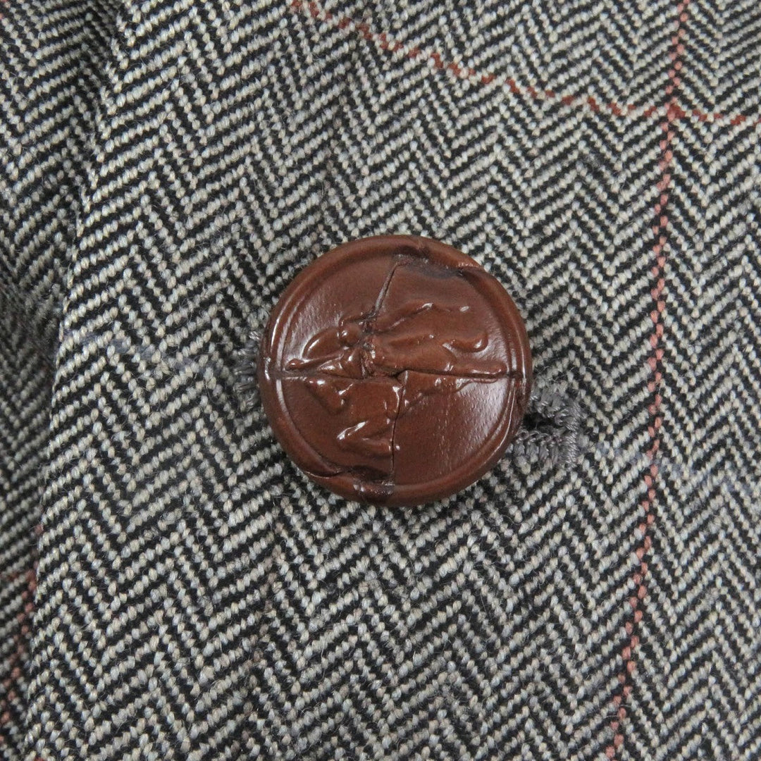 BURBERRY tailored jacket Outer: 80% wool, Outer: 20% angora, Lining: polyester, Lining: cupra, Sleeve lining: cupra gray mens 98-88-175 Used Authentic