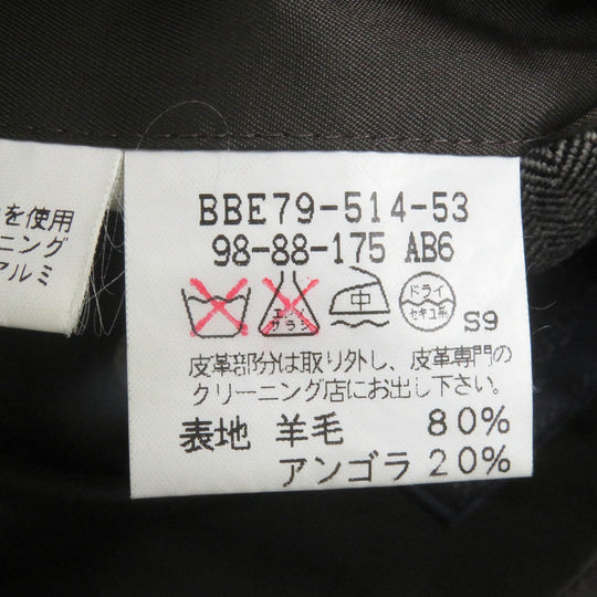 BURBERRY tailored jacket Outer: 80% wool, Outer: 20% angora, Lining: polyester, Lining: cupra, Sleeve lining: cupra gray mens 98-88-175 Used Authentic