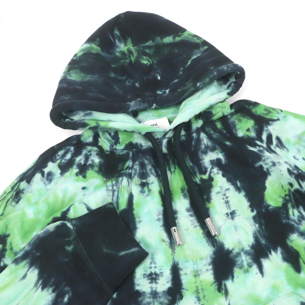 AMI Paris Hoodie E22USW208 cotton Bi-color mens XL Used Authentic