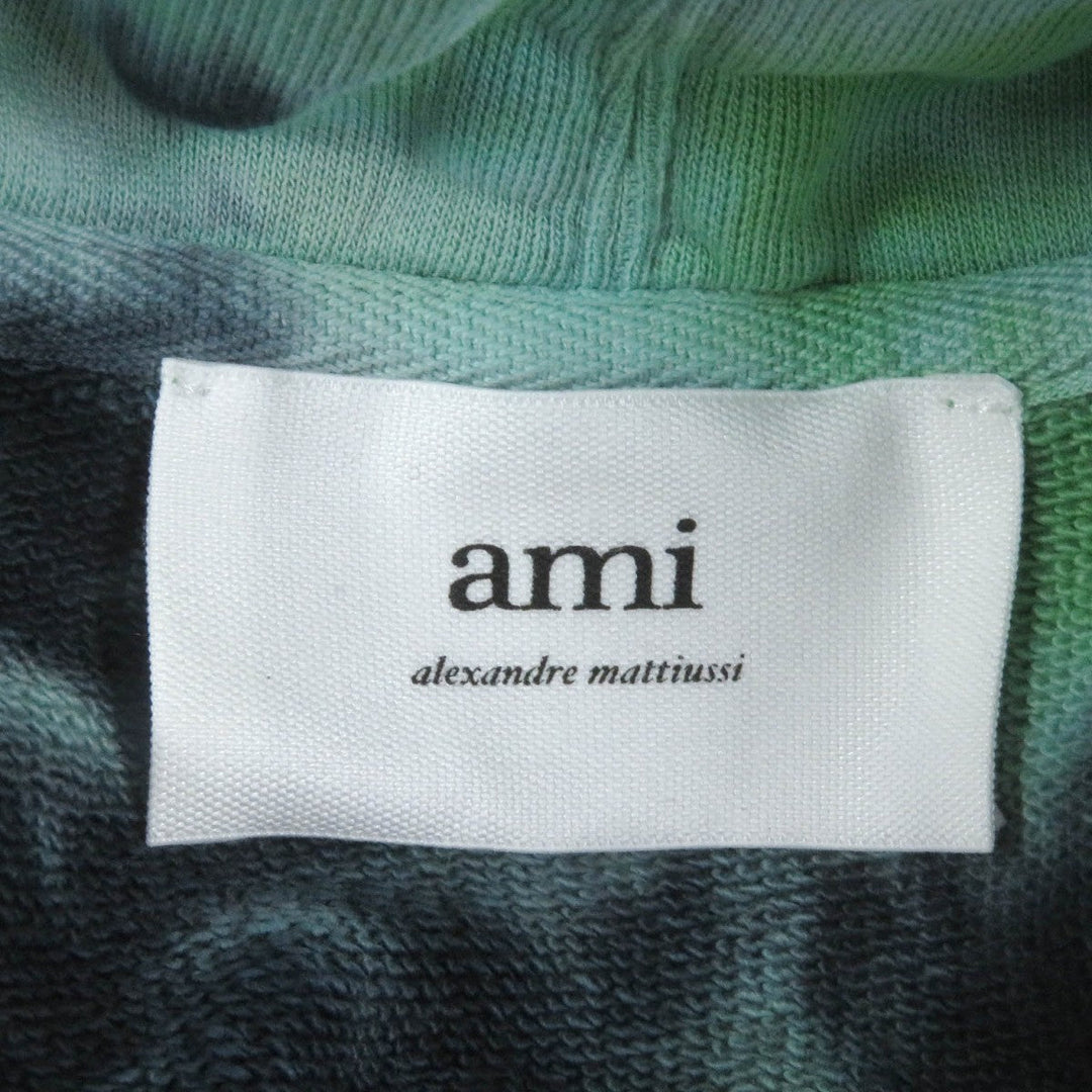 AMI Paris Hoodie E22USW208 cotton Bi-color mens XL Used Authentic