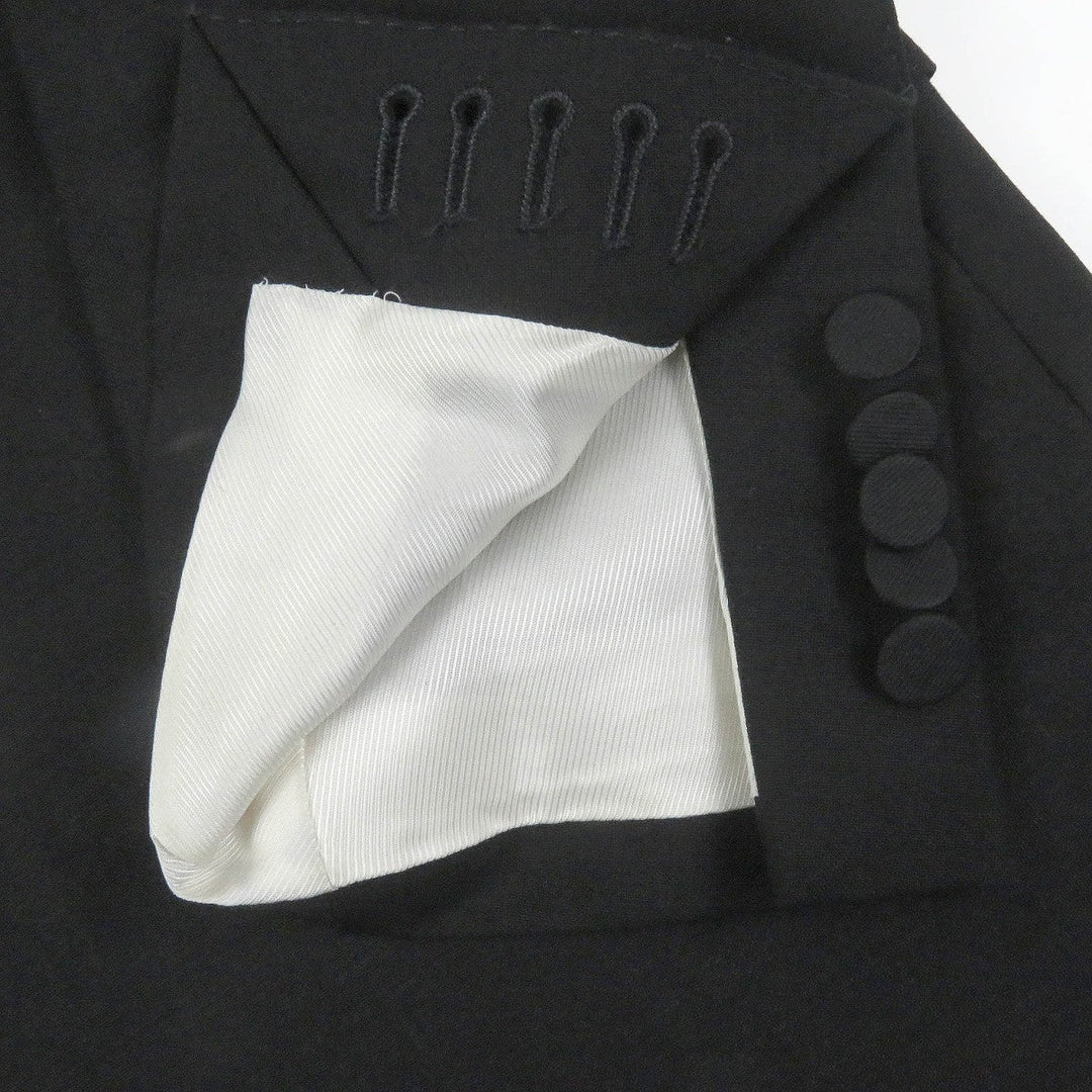 GUCCI tailored jacket 457776 Outer: 60% mohair, Outer: 40% wool, Lining: 68% rayon, Lining: 32% silk, Sleeve lining: 100% rayon black DIY mens 46 Used Authentic