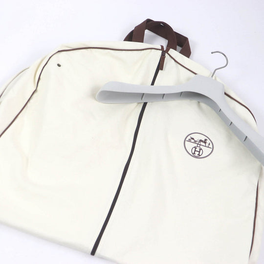 HERMES Jacket Main: 80% nylon, Main: 20% polyurethane, Part: 100% cotton, Filling: 100% polyester Charcoal Blue mens 46 Used Authentic