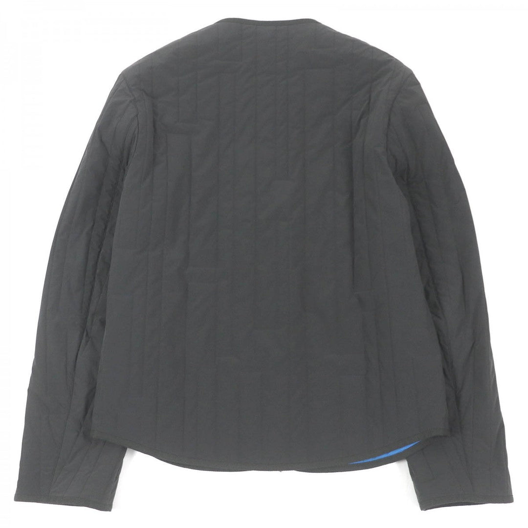HERMES Jacket Main: 80% nylon, Main: 20% polyurethane, Part: 100% cotton, Filling: 100% polyester Charcoal Blue mens 46 Used Authentic