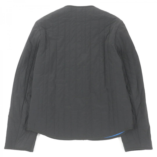 HERMES Jacket Main: 80% nylon, Main: 20% polyurethane, Part: 100% cotton, Filling: 100% polyester Charcoal Blue mens 46 Used Authentic