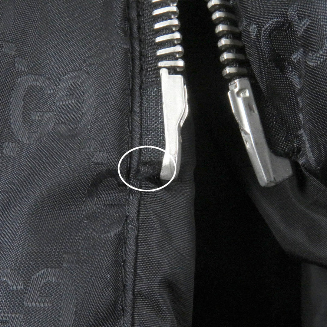 GUCCI down coat 603569 Main: 100% nylon, Filling: 90% down, Filling: 10% feather, Part: 100% wool, Part: 100% nylon black mens 50 Used Authentic