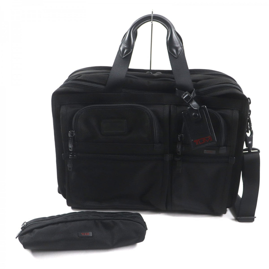 TUMI Briefcase 26160DH Nylon black Alpha Large Expandable Organizer PC