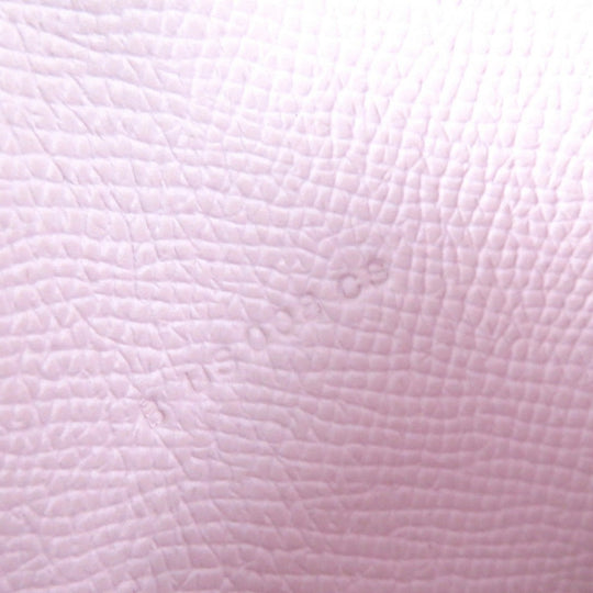HERMES Bifold Wallet Main�FEpsom mauve pail Bearn Mini Women Used Authentic