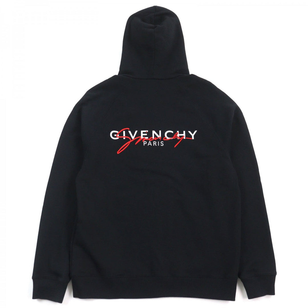 GIVENCHY Hoodie BMJ05K30AF Main: 100% cotton, Part: 100% rayon Black type mens S Used Authentic