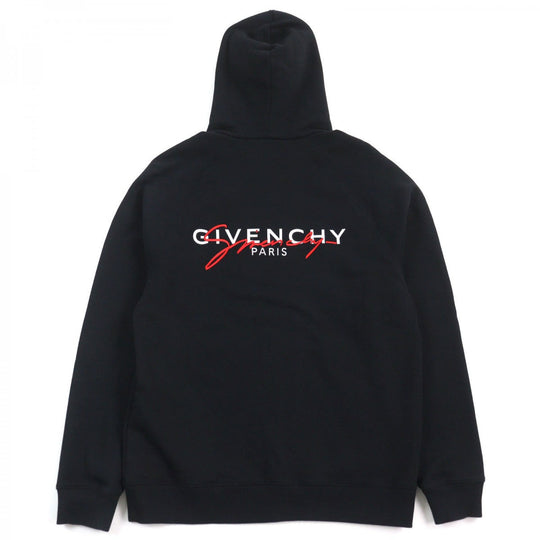 GIVENCHY Hoodie BMJ05K30AF Main: 100% cotton, Part: 100% rayon Black type mens S Used Authentic