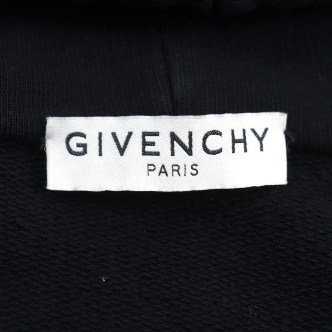 GIVENCHY Hoodie BMJ05K30AF Main: 100% cotton, Part: 100% rayon Black type mens S Used Authentic