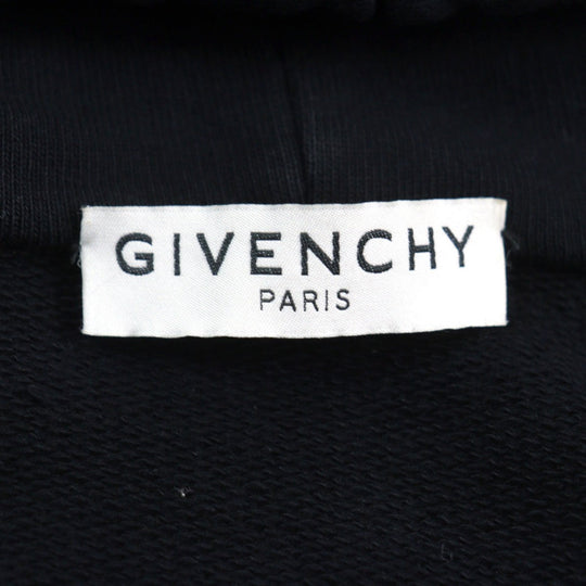 GIVENCHY Hoodie BMJ05K30AF Main: 100% cotton, Part: 100% rayon Black type mens S Used Authentic