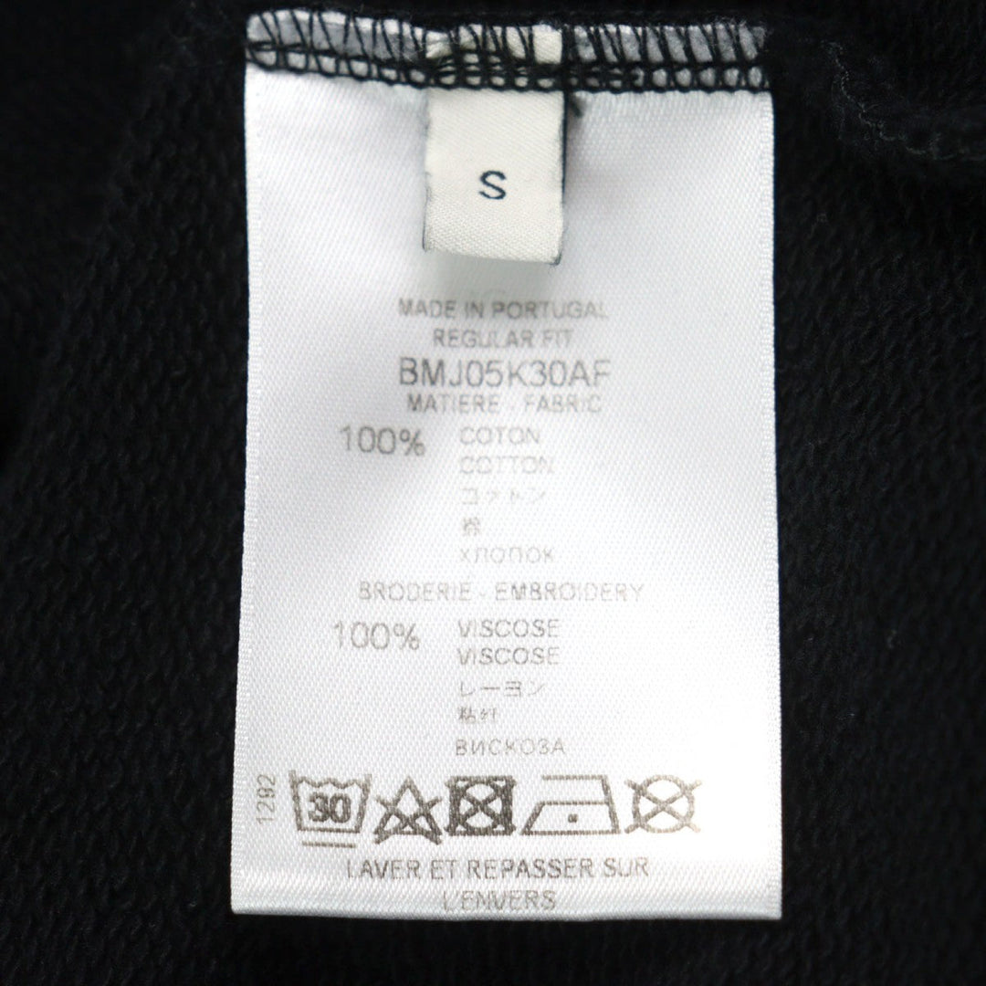 GIVENCHY Hoodie BMJ05K30AF Main: 100% cotton, Part: 100% rayon Black type mens S Used Authentic