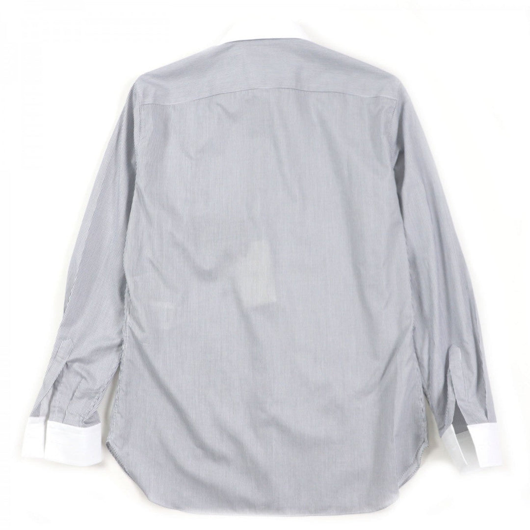 FENDI Long sleeve shirt FS1003 Main: 100% cotton Black White mens 41 Used Authentic